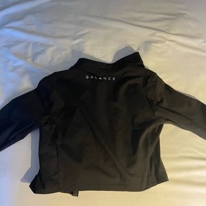 Balance athletica black crop jacket